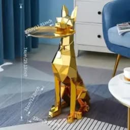 HotLarge, Creative, Floor-to-ceiling, Gentleman Dog, Ornament Light Luxury Living Room Decoration TV Cabinet, Home, Tray, New Ho