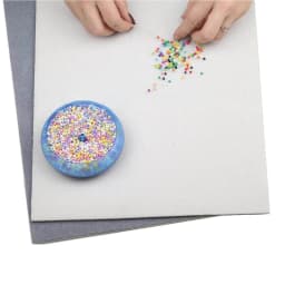 Set of 2 Foam Bead Mats in Gray and Jewelry Stringing Mat Beading Tools Non-Slip Mats for DIY Beading Projects R3MC