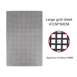 Handcraft Latch Hook Bags Made Plastic Grid Hook Crafts Accessory Plastic Mesh Cloth For Bag Rug Thread Hook Craft Supplies