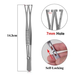 Surgical Steel Pliers Body Piercing Tool Forceps Needle Pipe Clamp Tweezers Open Close CBR Ring Plier Ear Belly Nose Pierc Tools