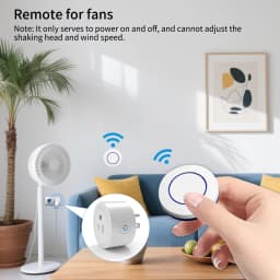 RF433 Wireless Remote Control Outlet US Plug, Smart Remote ON OFF Electrical Socket for Lights Fans TVs, Home RF Remote Switch