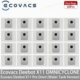 Ecovacs Deebot X11 OMNICYCLONE X11 Pro Omni (Water Tank Version) Main Side Brush Hepa Filter Rag Dust Bag Accessories