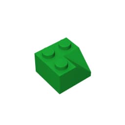 Gobricks GDS-721 Slope brick2x2 45 Roof tiles with concave slope compatible with lego 3046 children's DIY Educational