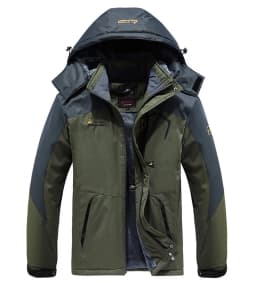 Men Thick Windproof Waterproof Jackets Men's Wool Liner Snow Ski Hooded Coats Male Parka Plus Size Winter Jacket