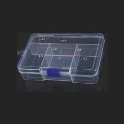 28 Grid Rectangle Plastic Jewelry Box Compartment Storage Box Case Jewelry Earring Bead Craft Display Container Organizer