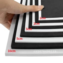 Thickness 3/5/10/15/20mm EVA Foam Sheets Sound-Absorbing Foam Cosplay EVA Rubber Pad Handmade Model Making Material 100x50cm