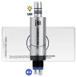 Dental Inner Water Air Motor Slow Speed Handpiece Parts AI-M204/M205 Non-LED Turbine Connector AI-M205LG LED Generator Series