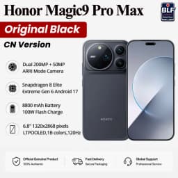 Honor magic9 Pro MAX 5G Snapdragon 8 Elite Extreme Gen6 ARRI 200MP Camera 100W Charger 8800mAh Google 6.8" Honor magic 9 Pro MAX