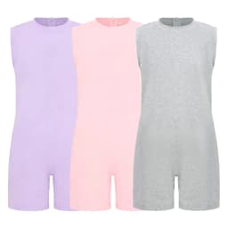 Children 3Pcs Anti-strip Adaptive Bodysuit Special Needs Clothing Short Sleeve Back Zipper Jumpsuit for Autism Sensory kids