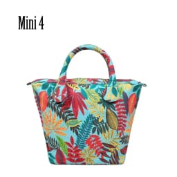 TANQU Short Long Round Flora Canvas Fabric Handle with Insert Lining for Obag Classic Mini O Bag Women's Bags Shoulder Handbag