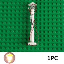 1PC DIY 1x4 Building Block Lamp Street Light Electric Decorate 1X1 LED Brick USB City Lighting
