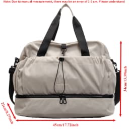Large Travel Bag - Spacious, Lightweight & Durable. with Adjustable Strap & Pockets. Perfect for Travel & Commute Сумка Женская