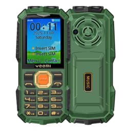 YEEMI Q5 LTE 4G Mobile Phone 2.4'' Screen 3000mAh Dual SIM HD Call Camera FM Double LED Flashlight Type-C Outdoor Button Phone