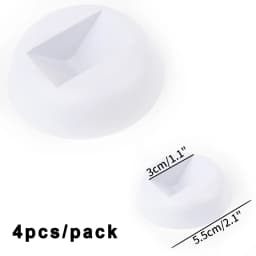 PE Film Jewelry Storage Box 3D Packaging Case Gemstone Free Stand Floating Frame Membrane Ring Earrings Necklace Display Holder