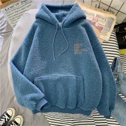 New Autumn Winter Clothes Thick Warm Coat Velvet Cashmere Women Hoody Sweatshirt Casual Tops Lady Loose Apricot Be Fun Pullover