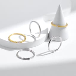MODIAN 925 Sterling Silver Irregular Cross Line Concave And Convex Metal Texture Rings For Women Fashion Gold Color Fine Jewelry