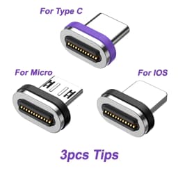 AUFU USB4.0 Magnetic USB C to C Adapter 40Gbps 8K60Hz 90 Degree Converter 240W Type C Adapter for Thunderbolt 4/3 MacBook Laptop
