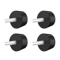 4Pcs M8x30mm M10x20mm Male Thread Rubber Shock Mounts Conical Vibration Shock Absorption Mount Damper Anti Vibration Isolator