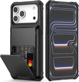 Case For iPhone 18 Pro Max 17 16 Pro Max 15 14 13 12 Heavy Duty Wallet Hidden Flip Slot Protective Hard Back Covers Coque Fundas