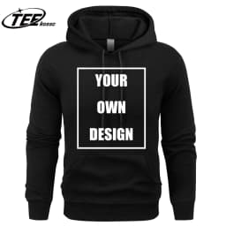 Your Own Design Brand Logo/Picture Custom Men Retro Hoodies Fashion All-match Fleece Clothing Loose Pullovers Unisex Soft Wear