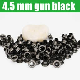 100sets 4mm Brass Eyelet with Washer Leather Craft Repair Grommet Round Eye Rings For Shoes Bag Clothing Leather Belt Hat