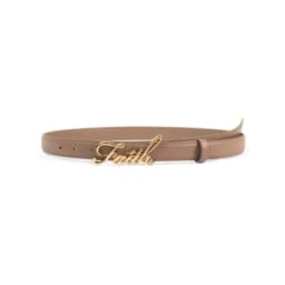 Women's Belt with Adjustable Luxury Signature Buckle Design, for Jeans & Dresses, Y2K Style Soft Comfortable Waist Belt