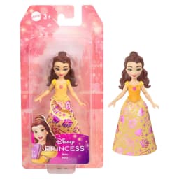 Original Disney Princess Mini Princess Snow White Moanna Merida Elsa Anna Miniature Dolls for Girls Christmas Gifts HPL55 Toys