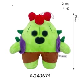 7pcs New Cartoon Wilderness Brawl Spike Doll Surrounding Plush Dolls Game Characters Children Room Decoration Birthday Gift