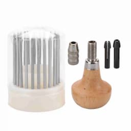 Bead Grain Tool 23pcs Beading Tools Set Graver Beader for Diamond Stone Setting Graver Jewelry Tool