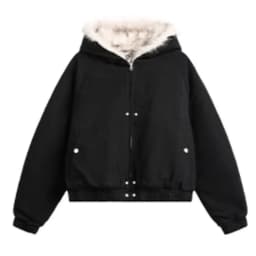 PFNW Patchwork Fur Collar Cotton Jacket Autumn Winter New Men's Hooded Long Sleeved Short Cardigan Coat 28L1106
