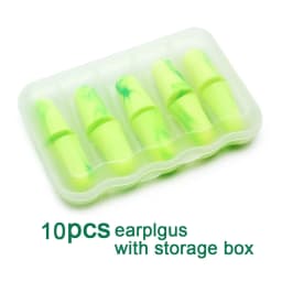 10Pcs Ear Plugs for Noise Reduction Sound Insulation Earplugs Soundproof for Sleep Anti-Noise Sleeping Aid Ear Care S/M/L