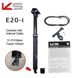 KS E20/E20-i 27.2 Sestpost Travel 100 125mm Remote Control Dropper KS Saddle Post 30.9/31.6mm Bike Saddle Post Travel 125mm