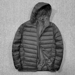 New Fluffy 90 down Cotton Jacket Men's Collar Casual Cotton Clothes Lightweight Warm Simple Jacket Outerwear Trendy
