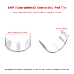 170F 173F 178F 186FA 188F 192F 1100F Connecting Rod Bearing Air Cooled Diesel Engine Parts Small Bearing