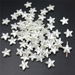 10/50/100Pcs ABS Imitation Pearl Multi-shape Star Heart Beads For Jewelry Making DIY Necklace Bracelet Pendant Fashion Material