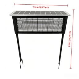 Powerful Solar Mosquito Killer Lamp 15W 25W 40W Bug Zapper Outdoor Waterproof Fly Kill Lamp for Patio Garden Backyard Camping