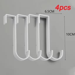4PCS Bathroom Hanger Clips Heated Towel Radiator Rail Hook Holder Multifunction Drying Rack Hook Towel Clothes Storage Hanger