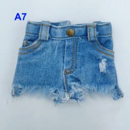 For Blythe Doll Clothes Jeans Pants for Ob24 Ob22 Azone Dolls Outfit Tight Shirt
