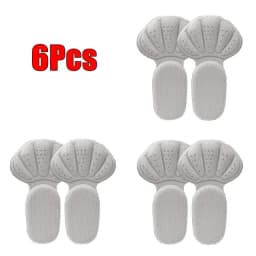 New Sponge Heel Cushion Back of Inserts Heel Protectors Shoe Pads for Shoe Too Big Soft Mesh Heel Grips Shoes Insoles 2 in 1