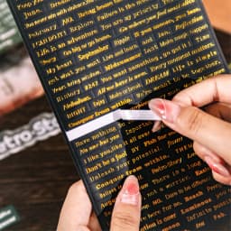 4 sheets Vintage English Text Label Stickers DIY Collage Junk Journal Scrapbook Supplies Decor Memo Sticker School Stationery