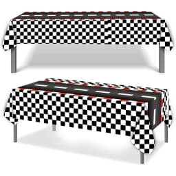 Racing Car Theme Party Decoration Checkered Paper Cups Cake Toppers For Race Theme Party Decor Car Theme Birthday Party Supplies