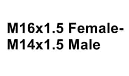 2pcs M14x1 M14x1.5 M16x1.5 Female - Sizes Male Brass Female-Male Reducer Reducing Hex Pipe Fitting Pressure Gauge