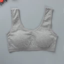 3PCS Kids Cotton Sports Training Bra Solid Color Young Children Underwears Teenage Girls Crop Tops Development Student Vest Bras