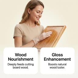 Lemon Cutting Board Wax Food Grade Protective Nourishing Wood Wax Safe for Food-Contact Multifunctional Wood Utensils Refresher