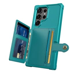 for Samsung Galaxy S20 Ultra Note 20 Ultra Note 10 9 Plus Case with Card Holder, Heavy Duty Rugged Leather Flip Wallet Cover