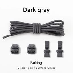 1Pair Elastic Laces Sneakers Shoe Laces Without Tying Unisex Quick Shoelace Round Rubber Bands Lazy Shoelaces Sport Shoestrings