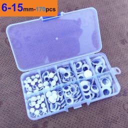 100pcs/Box DIY Safety Wiggly Googly Eyes Stickers Self Adhesive For Crafts Toys Black White Big Movable Doll Amigurumi