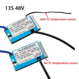 10S 36V 13S 48V 15A 20A Li-ion Lithium Ion Battery Protection Board Common Split Port BMS Temperature Sensor Heat Sink Separated