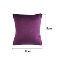 Multi-Color Velvet Jewelry Display Pillow - Watch Bracelet Bangle Anklet Organizer Hand-held Fashion Accessory Holder
