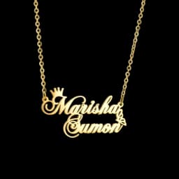 Personalized Customization of Name Pendant Necklace with Different Fonts and Styles for Perfect Party and Holiday Gifts Family